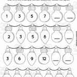 Christmas Sequence Lights Worksheets With Regard To Christmas Missing Number Worksheets
