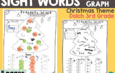 Christmas Sight Words 3Rd Grade for Christmas Sight Words Worksheets