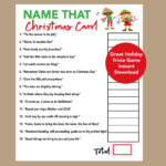 Christmas Song Trivia, Christmas Carol Trivia Game 2023, Christmas Within Christmas Carol Trivia Worksheets