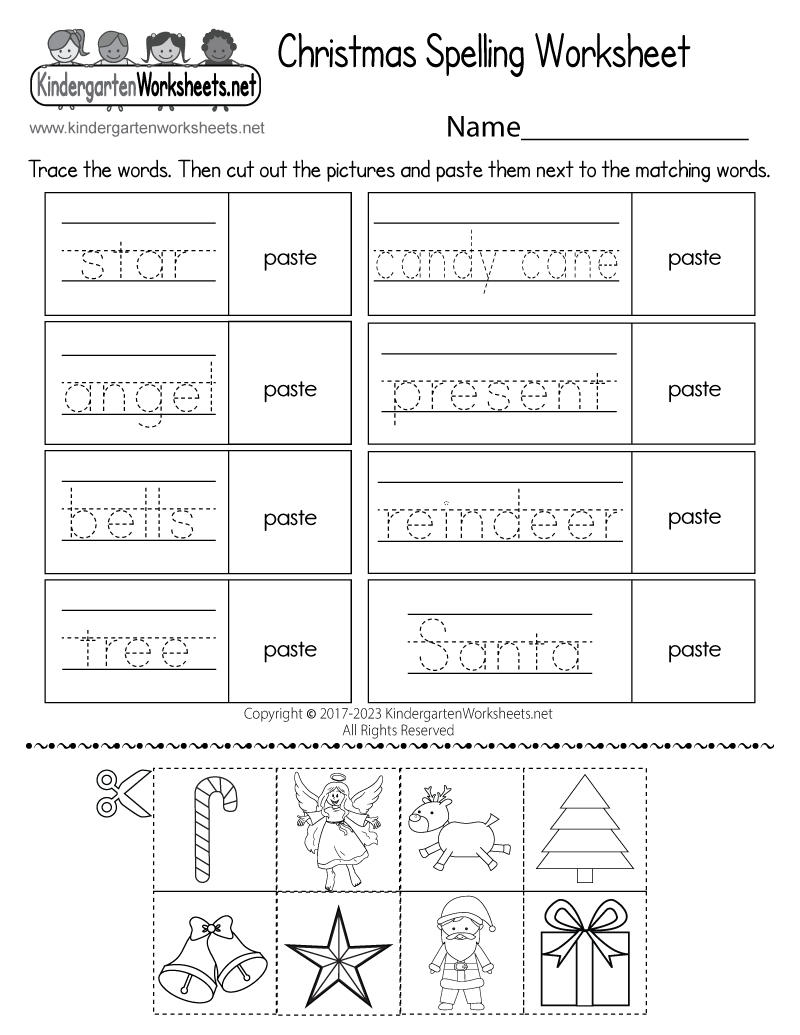 Christmas Spelling Worksheet - Free Printable, Digital, &amp;amp; Pdf throughout Free Christmas Spelling Worksheets