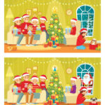 Christmas Spot The Difference | Shepherds Friendly For Spot The Difference Christmas Worksheets