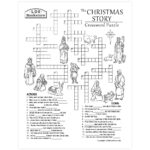 Christmas Story Crossword Puzzle   Printable With Christmas Crossword Puzzle Worksheets