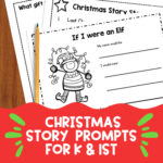 Christmas Story Prompts To Get Your Kinders Writing   Simply Kinder For Free Christmas Writing Prompts Worksheets