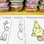 Christmas Symmetry Worksheets   Mirrored Drawing Activity | Teach With Regard To Christmas Symmetry Worksheets Free