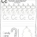 Christmas Themed Abc Pracitce Worksheets For Christmas Abc Worksheets Kindergarten