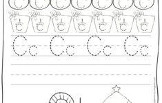 Christmas Themed Abc Pracitce Worksheets for Christmas Abc Worksheets Kindergarten