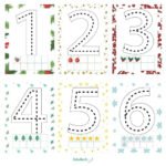 Christmas Tracing Numbers (Download) For Christmas Number Tracing Worksheets