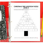 Christmas Tree Addition Puzzle Worksheets [Free Pdf] Regarding Christmas Tree Geometry Worksheets Answers