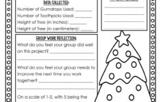 Christmas Tree Challenge Worksheet with regard to Christmas Worksheets For High School