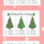Christmas Tree Counting Worksheets Throughout Christmas Tree Counting Worksheets