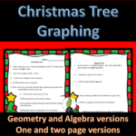 Christmas Tree Graphing Worksheet | Algebra | Geom | Madeteachers In Writing Linear Equations Worksheets Christmas Tree Answer Key