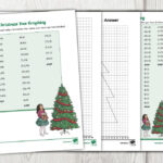 Christmas Tree Plotting Coordinates Graphing Activity With Christmas Tree Coordinates Worksheets