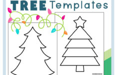 Christmas Tree Template (Free Printables) - Superstar Worksheets with How To Decorate a Christmas Tree Worksheets
