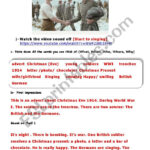 Christmas Truce Advert [1914 Wwi]   Esl Worksheetaurore For World War 1 Christmas Truce Worksheets