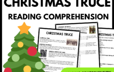 Christmas Truce Reading Comprehension Worksheet throughout The Christmas Truce Worksheets