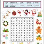 Christmas Word Search 2   Ezpzlearn Within Word Search Worksheets Christmas