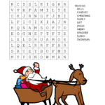 Christmas Word Search (Free Printable Pdf Puzzles) – Free For Word Search Worksheets Christmas