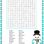 Christmas Word Search (Free Printable Pdf Puzzles) – Free Inside Free Printable Christmas Worksheets For Middle School