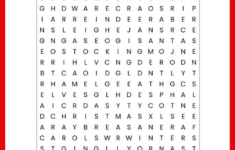Christmas Word Search Printable (For Kids Or Adults) for Free Christmas Puzzle Worksheets
