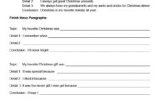 Christmas Writing Activities - Worksheets Library for Christmas Worksheets For High School