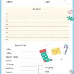 Dear Santa: My Christmas Wishlist Template Throughout Christmas Wish List Worksheets