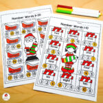 December Worksheets For Kindergarten: Fun And Easy To Use Throughout Christmas Place Value Worksheets