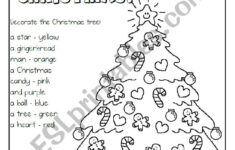 Decorate The Christmas Tree - Esl Worksheetmakigi intended for How To Decorate a Christmas Tree Worksheets
