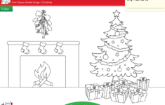 Decorate The Christmas Tree Worksheet - Color - Super Simple within Christmas Tree Worksheets Preschool