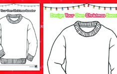 Design Your Own Christmas Sweater Worksheet within Ugly Christmas Sweaters Beyond The Worksheets