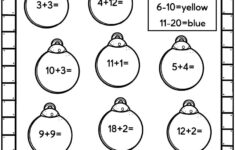 Easy Christmas Math Worksheets - Free! - Kids Activity Zone pertaining to Free Math Worksheets Christmas