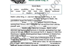 English Worksheets: Mlk Bank On It! pertaining to Bank On It Worksheets Christmas Answers