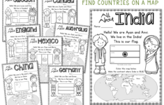 Explore Christmas Around The World With 8 Simple Crafts And Over throughout Printable Worksheets Free Printable Christmas Around The World Coloring Pages