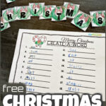 🎄 Free Create A Word Christmas Spelling Activity With Free Christmas Spelling Worksheets