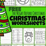 🎄 Free Twas The Night Before Christmas Worksheets & Activities Intended For Free Printable Christmas Activity Worksheets