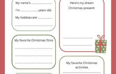 Free And Printable All About Me Worksheet Templates | Canva throughout Free Printable All About Me Christmas Worksheets