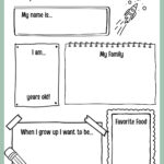 Free And Printable All About Me Worksheet Templates | Canva Within Free Printable All About Me Christmas Worksheets