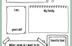 Free And Printable All About Me Worksheet Templates | Canva within Free Printable All About Me Christmas Worksheets