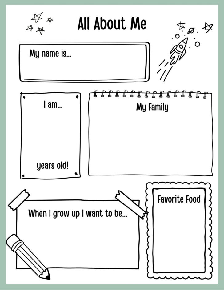Free Printable All About Me Christmas Worksheets Free Printable All About Me Christmas Worksheets