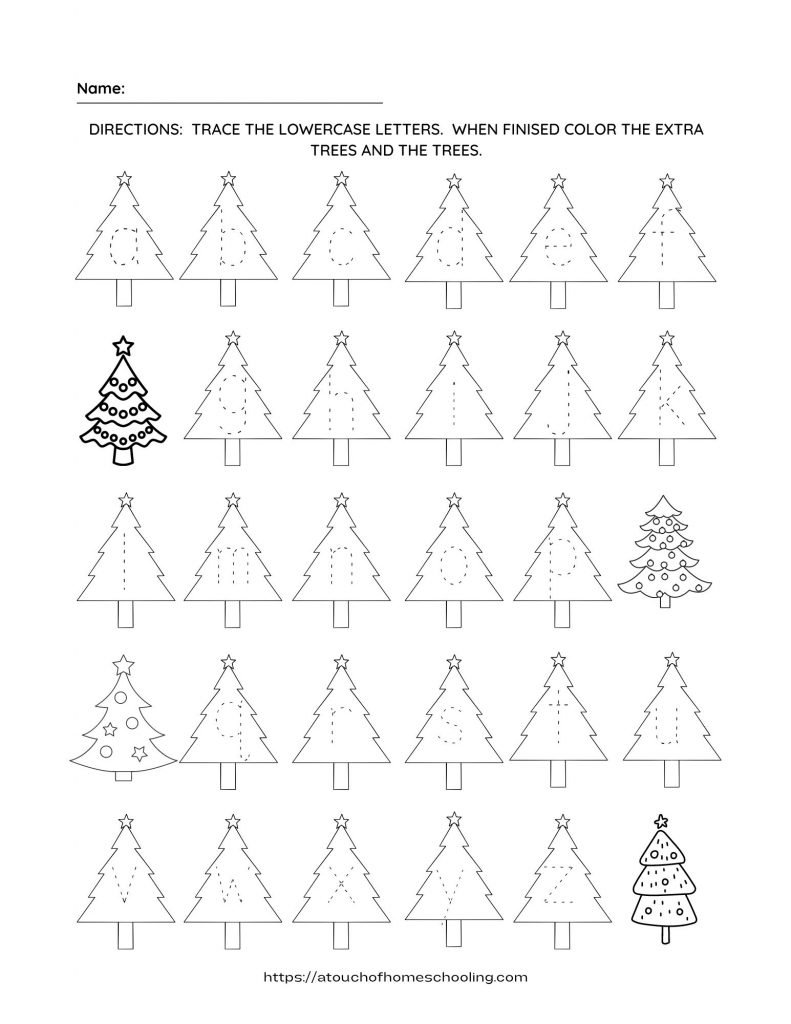 Free Christmas Alphabet Printable Worksheets For Preschool intended for Christmas Abc Worksheets Kindergarten