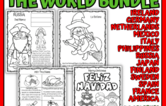 Free Christmas Around The World Worksheet in Free Printable Christmas Around The World Worksheets