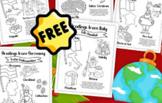 Free Christmas Around The World Worksheets (20 Pages!) in Free Christmas Around the World Worksheets