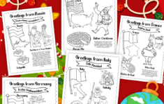 Free Christmas Around The World Worksheets (20 Pages!) - Leap Of inside Worksheets Christmas Around the World