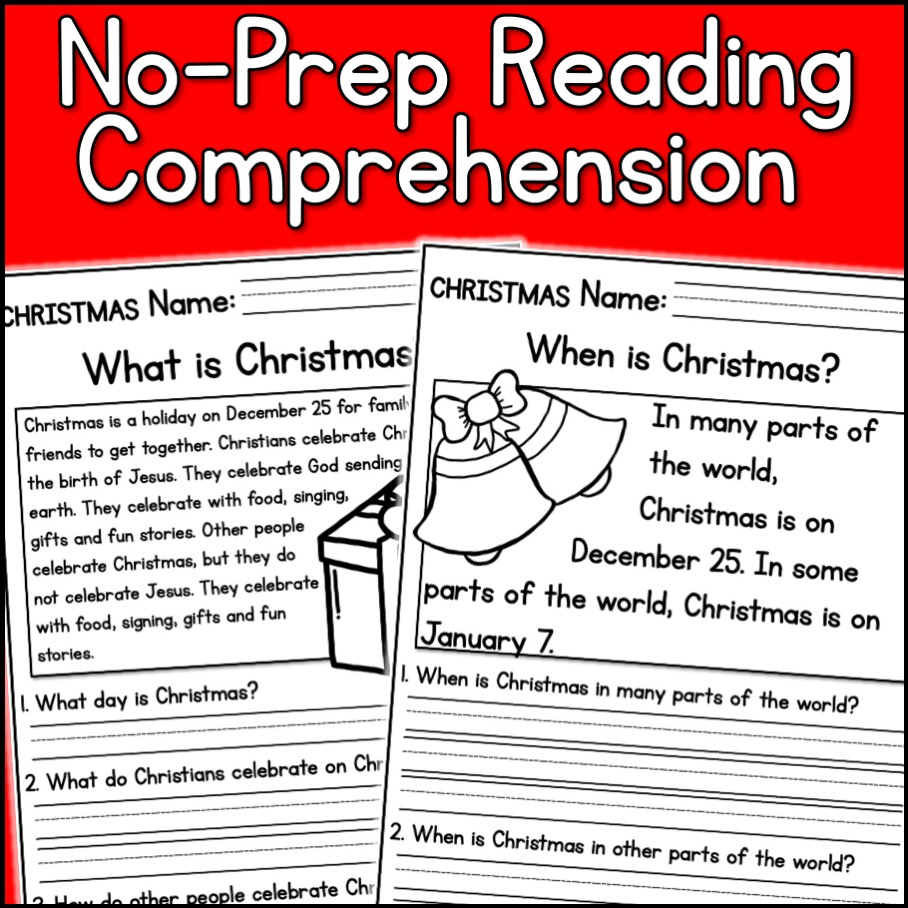 Free Christmas Comprehension Worksheet Grade 2, Download Free intended for Free Christmas Reading Comprehension Worksheets For 2Nd Grade