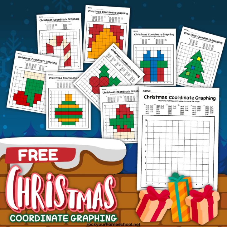 Father Christmas Graphing Worksheets