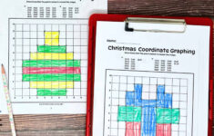 Free Christmas Coordinate Graphing Worksheets For Holiday Fun in Father Christmas Graphing Worksheets