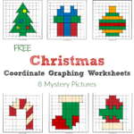 Free Christmas Coordinate Graphing Worksheets   The Activity Mom Within Four Quadrants Free Printable Christmas Coordinate Graphing Worksheets