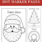 Free Christmas Do A Dot Printables   Lemon And Kiwi Designs Inside Dot Dot Christmas Worksheets