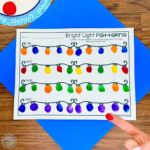 Free Christmas Pattern Activities For Kindergarten   A Spoonful Of In Christmas Pattern Worksheets Kindergarten