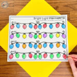 Free Christmas Pattern Activities For Kindergarten   A Spoonful Of Intended For Christmas Pattern Worksheets Kindergarten