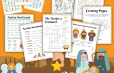 Free Christmas Story Printables Activity Sheets! - Leap Of Faith regarding Christmas Story Worksheets Printable